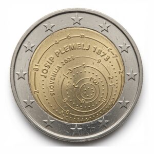 2 euros Joseph Plemelj - Slovénie - 2023