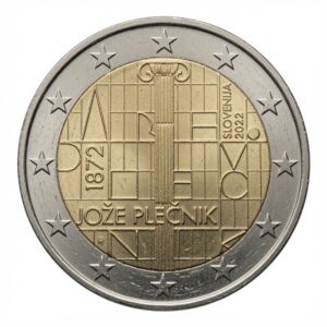 2 euros Joze Plecnik - Slovénie - 2022