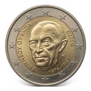 2 euros 150e anniversaire naissance de Konrad Adenauer - Allemagne - 2026