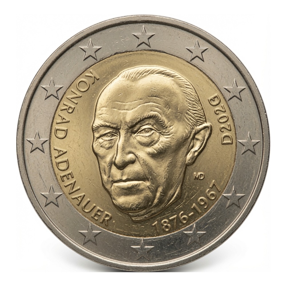 2 euro 150e geboortedag van Konrad Adenauer - Duitsland - 2026