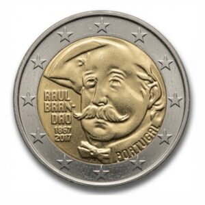 2 euros Raul Brandão - Portugal - 2017