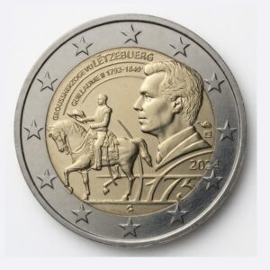 2 euros 175e anniversaire de la mort du Grand-Duc Guillaume II - Luxembourg - 2024