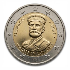2 euros 175e anniversaire de la naissance du Prince Albert Ier - Monaco - 2022