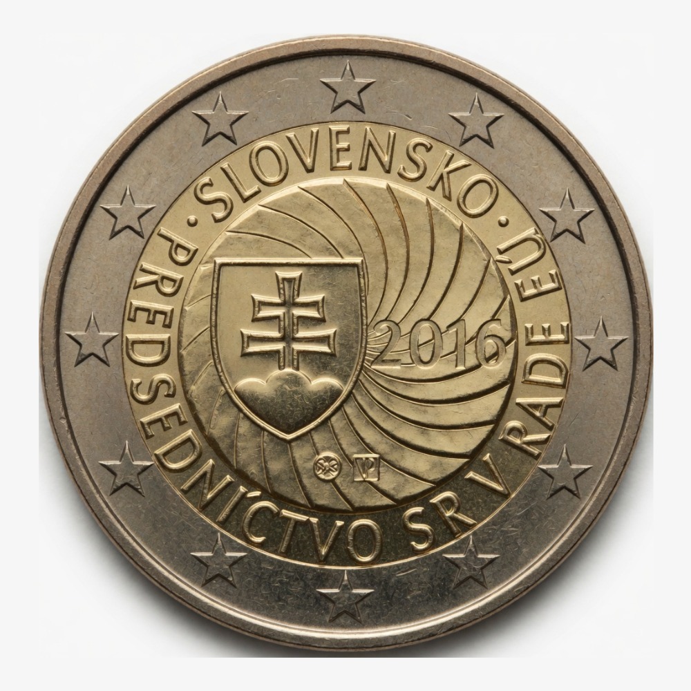 2 euros Présidence slovaque du Conseil de l'Union européenne - Slovaquie - 2016