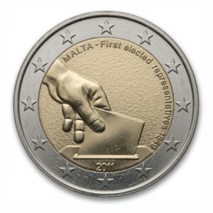 2 euros 1res élections de représentants (1849) - Malte - 2011