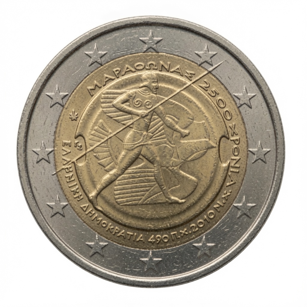 2 euro 2500e verjaardag van de Slag bij Marathon – Griekenland – 2010
