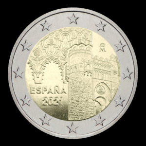 2 euros Toledo - Espagne - 2021