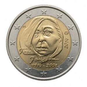 2 euros 100e anniversaire de la naissance de Tove Jansson – Finlande – 2014