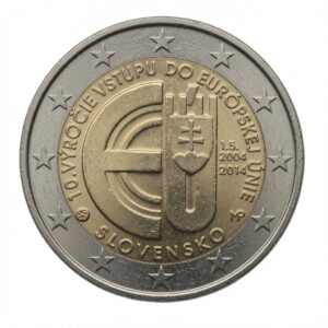 2 euro 10e verjaardag van de toetreding tot de Europese Unie – Slowakije – 2014