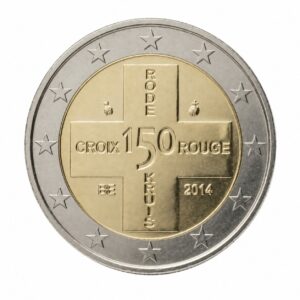 2 euros 150e anniversaire de la Croix-Rouge de Belgique – Belgique – 2014