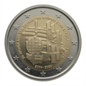 2 euros 20 ans d&rsquo;adhésion à l&rsquo;UE – Chypre – 2024