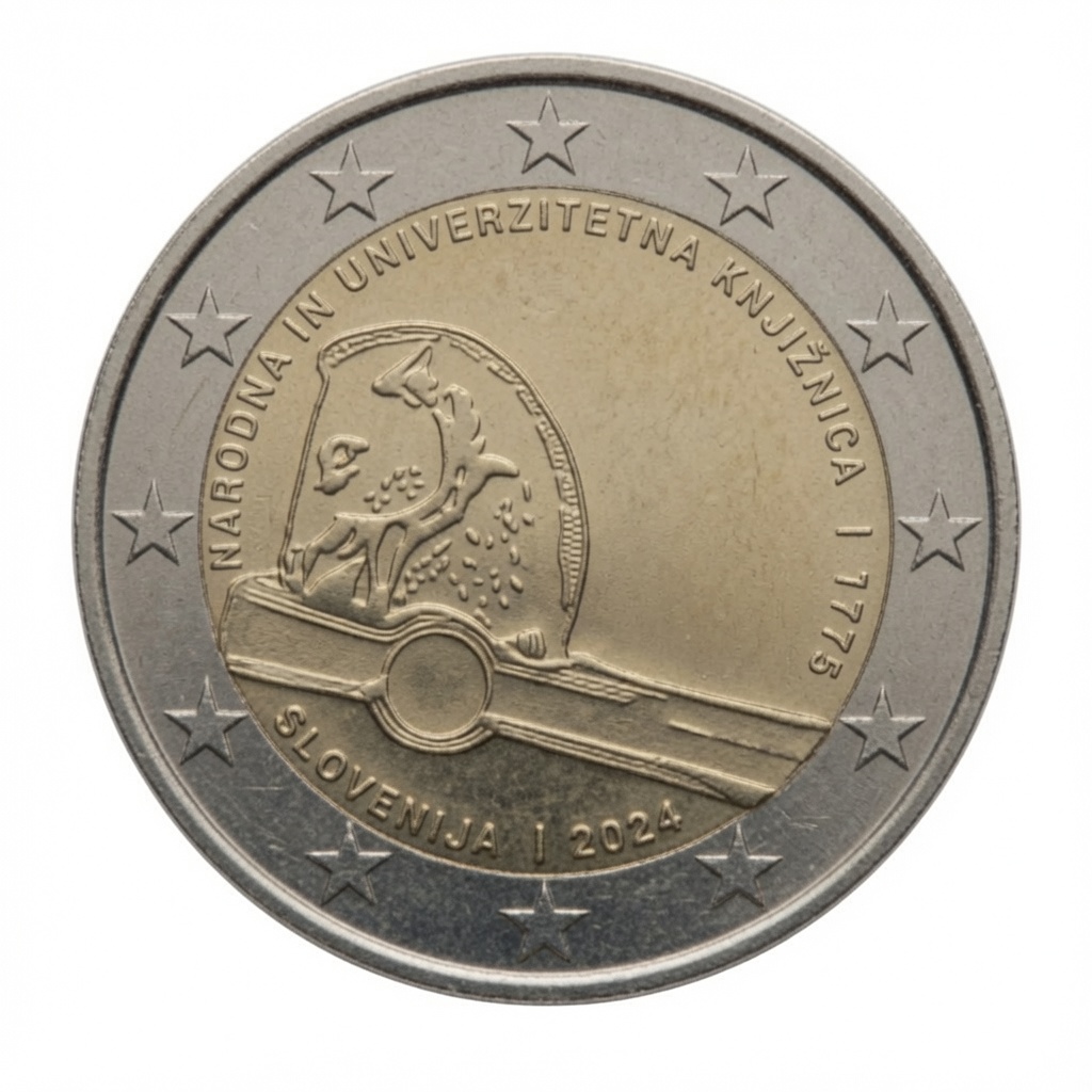 2 euro 250 jaar Nationale en Universiteitsbibliotheek – Slovenië – 2024