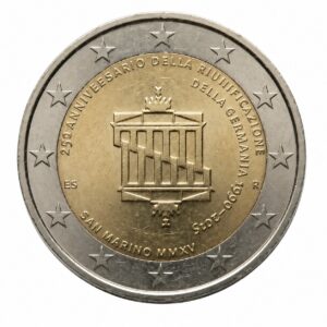 2 euros 25e anniversaire de la Réunification allemande – Saint-Marin – 2015