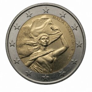 2 euros 50e anniversaire de l’indépendance de Malte – Malte – 2014