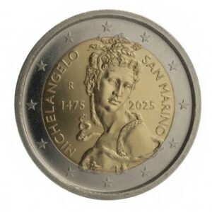 2 euro 550 jaar Michelangelo – San Marino – 2025