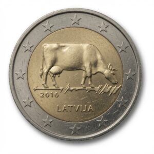 2 euros Agriculture lettone – Lettonie – 2016