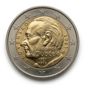2 euro Alexander Dubcek – Slowakije – 2021