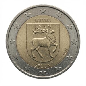 2 euros Blason de Sēlija – Lettonie – 2025