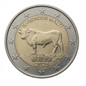 2 euros Bœuf maltais (Il-Ġendus Malti) – Malte – 2025