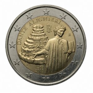 2 euros Dante Alighieri – Italie – 2015