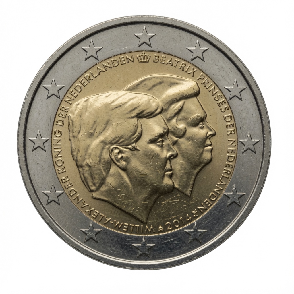 2 euros Double portrait royal (Willem-Alexander et Beatrix) – Pays-Bas – 2014
