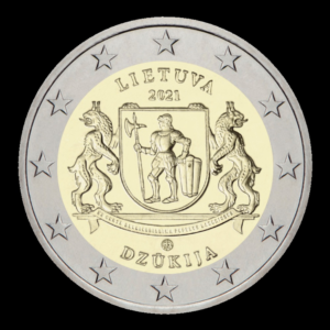 2 euros Dzukija - Lituanie - 2021