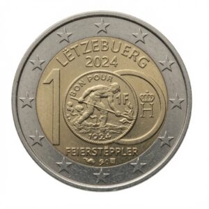 2 euros Feierstéppler – locomotive – Luxembourg – 2024