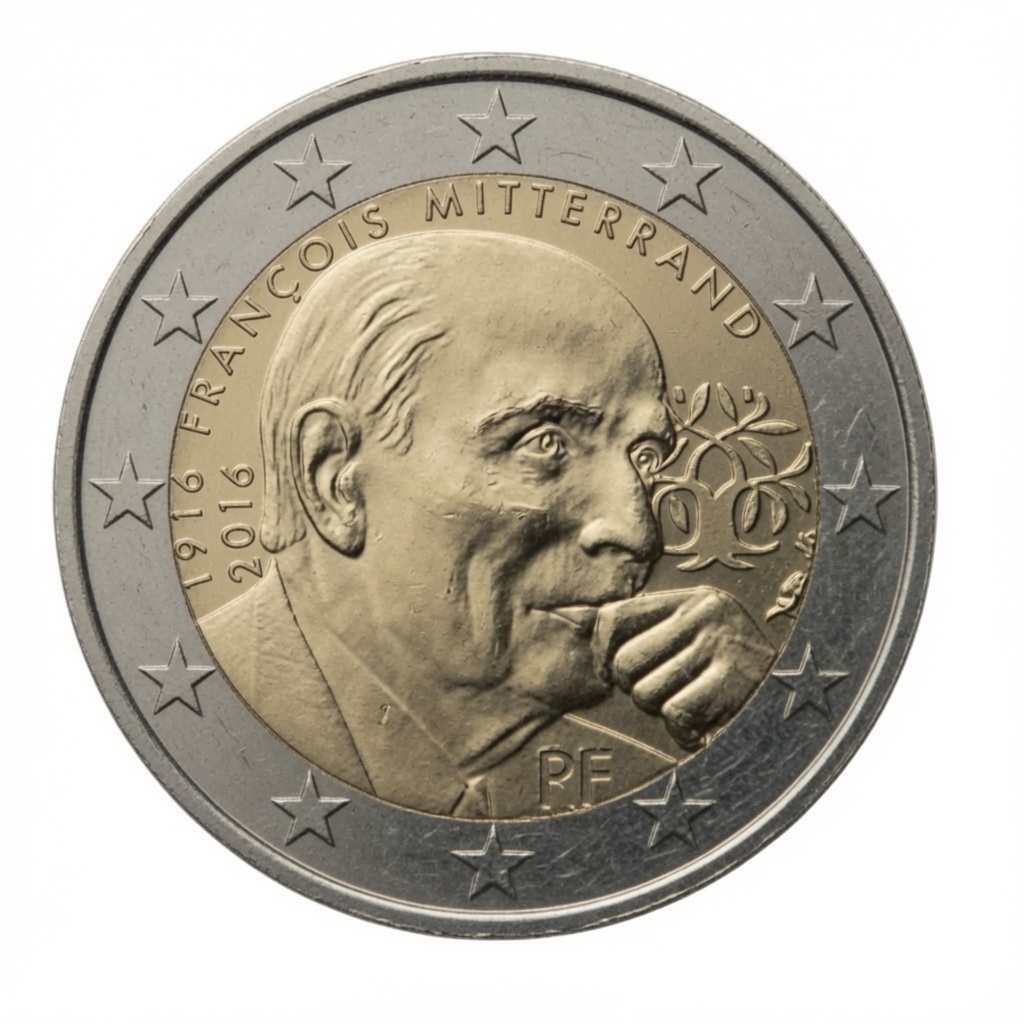 2 euro François Mitterrand – Frankrijk – 2016