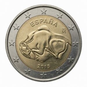 2 euros Grotte d’Altamira – Espagne – 2015