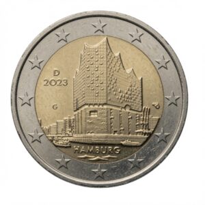 2 euros Hambourg Philharmonie de l&rsquo;Elbe – Allemagne – 2023
