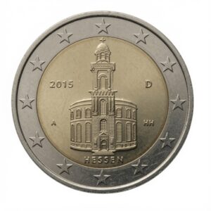 2 euros Hesse (église Saint-Paul de Francfort) – Allemagne – 2015