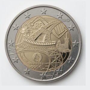 2 euros JO Paris 2024 Tour Eiffel - France - 2024