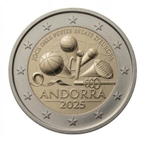 2 euros Jeux des petits États d’Europe – Andorre – 2025