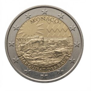 2 euros Marquisat des Baux – Monaco – 2025