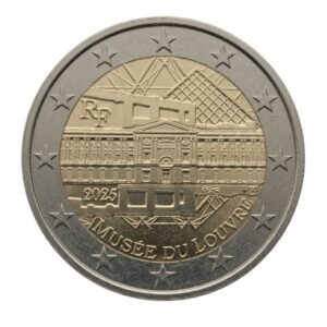 2 euro Louvremuseum – Frankrijk – 2025