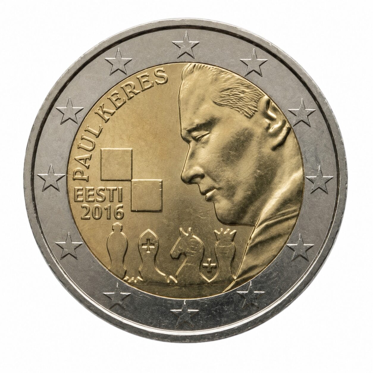 2 euro Paul Keres – Estland – 2016