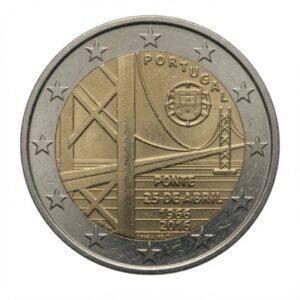 2 euros Pont du 25 Avril – Portugal – 2016