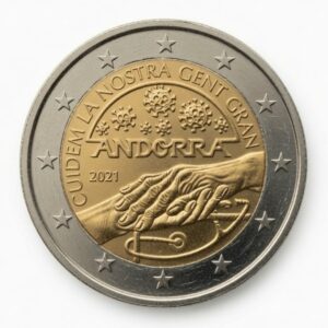 2 euros Prenons soin de nos aînés – Andorre 2021