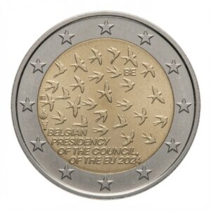 2 euros Présidence belge de l&rsquo;UE – Belgique – 2024