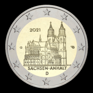 2 euros Saxe Anhalt - Allemagne - 2021