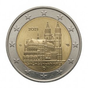 2 euros Saxe Anhalt – Allemagne – 2021