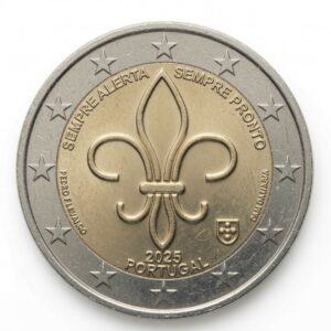 2 euros Scoutisme mondial – Portugal – 2025