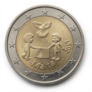 2 euros Solidarité et paix – Malte – 2017