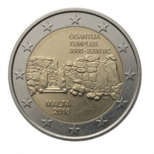 2 euro Tempels van Ġgantija – Malta – 2016