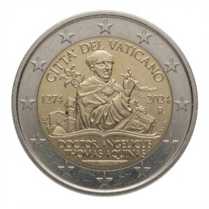 2 euros Thomas d&rsquo;Aquin – Vatican – 2024