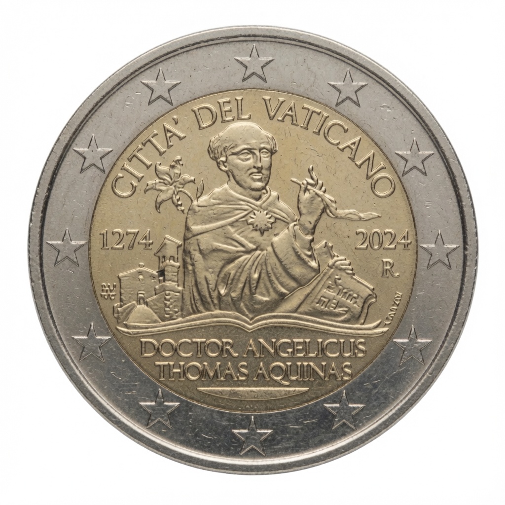 2 euros Thomas d’Aquin – Vatican – 2024