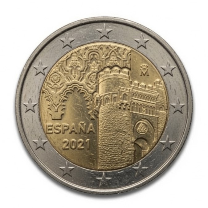 2 euros Toledo – Espagne – 2021
