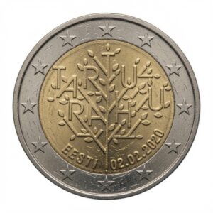 2 euros Traité de Tartu – Estonie – 2020