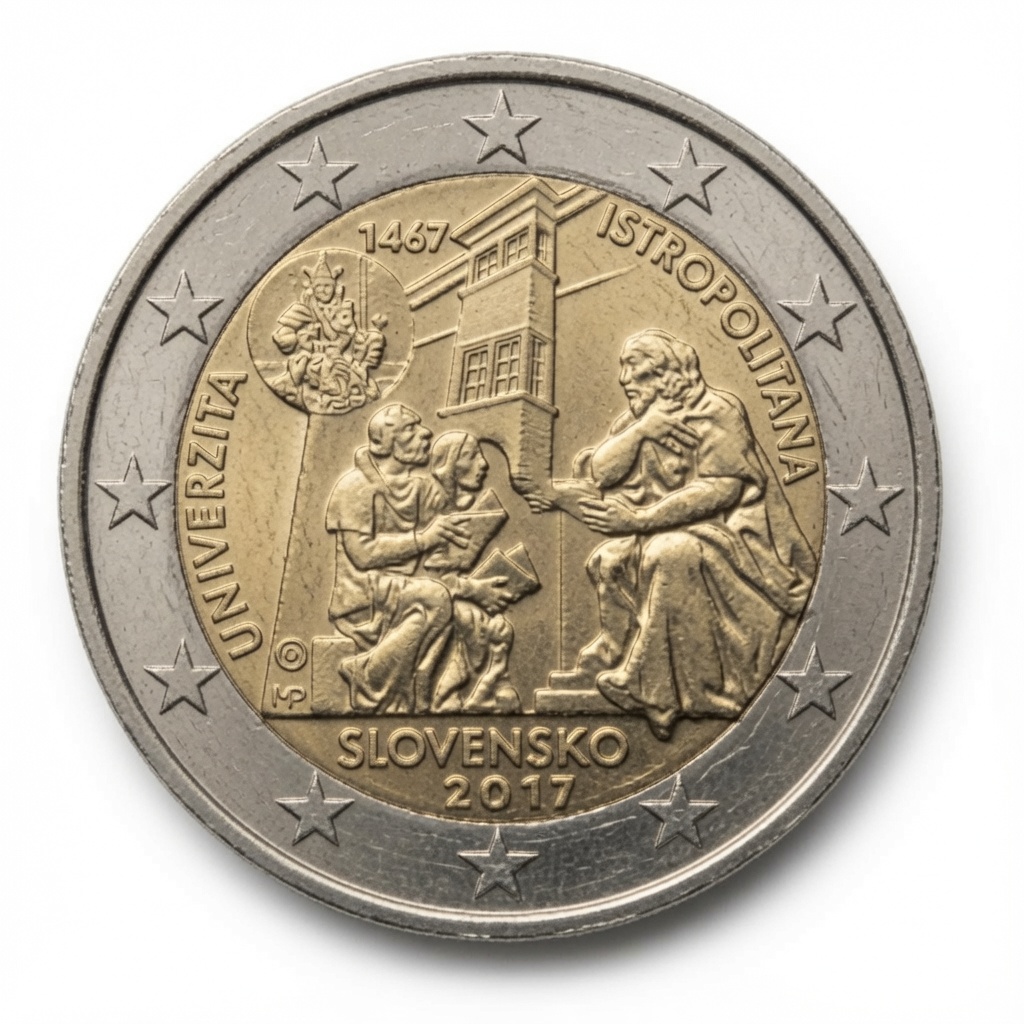 2 euros Université Istropolitana – Slovaquie – 2017