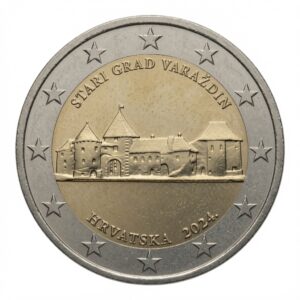 2 euros Varaždin – Vieille Ville – Croatie – 2024